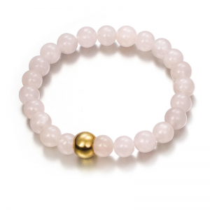Pulsera de Cuarzo Rosa